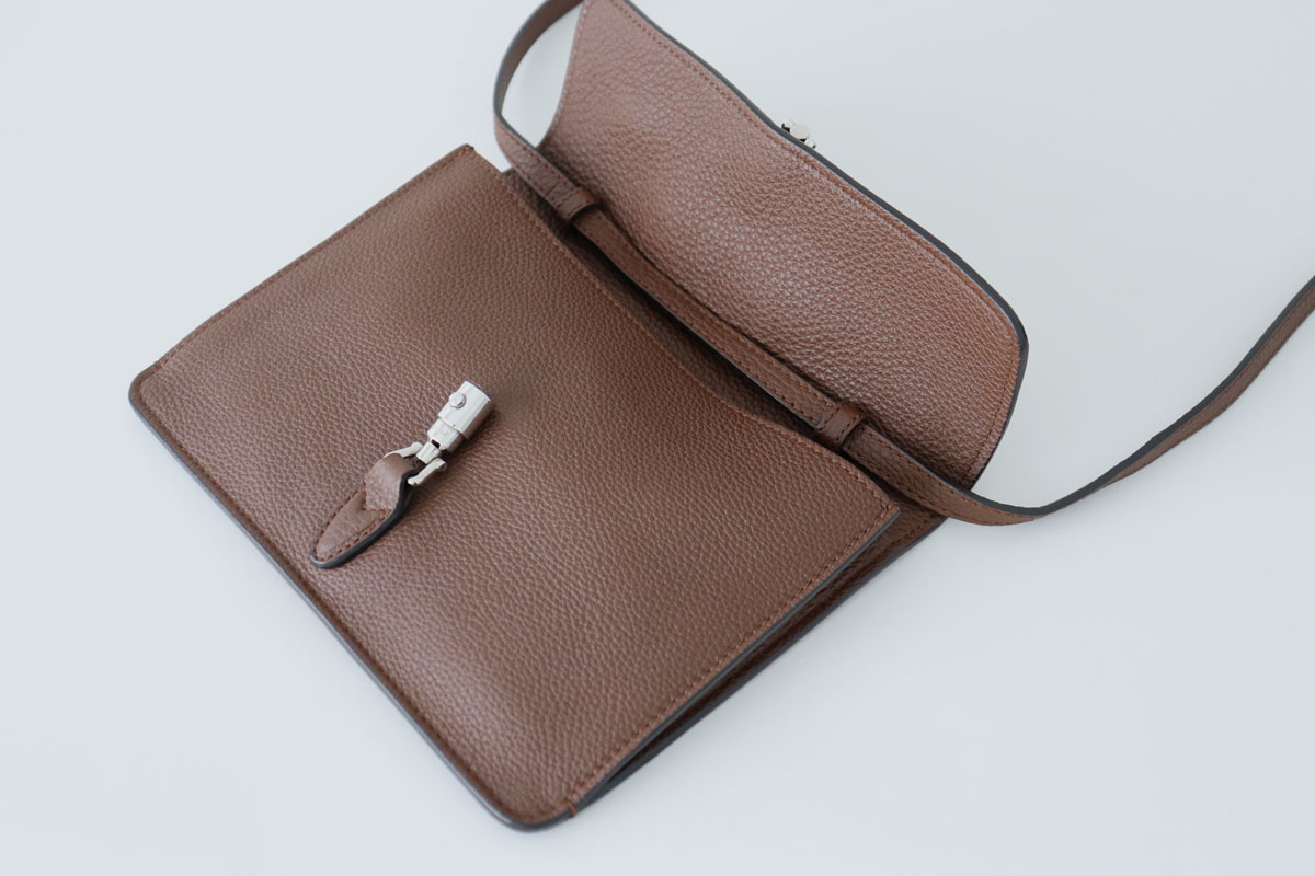Gucci Jackie Soft Leather Convertible Crossbody Bag Brown at Jill's