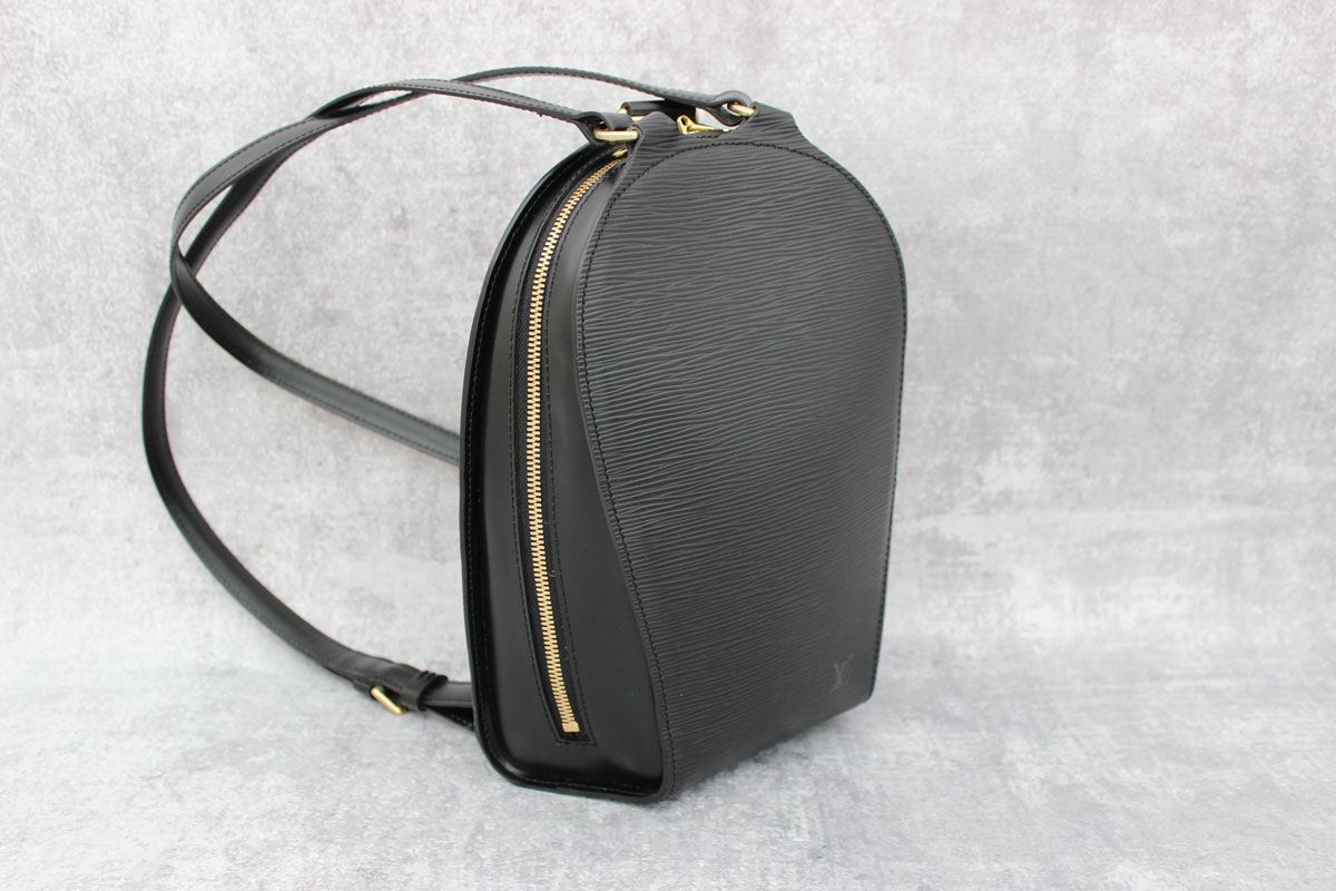 Louis Vuitton Black Epi Leather Mabillon Backpack Jill's Consignment