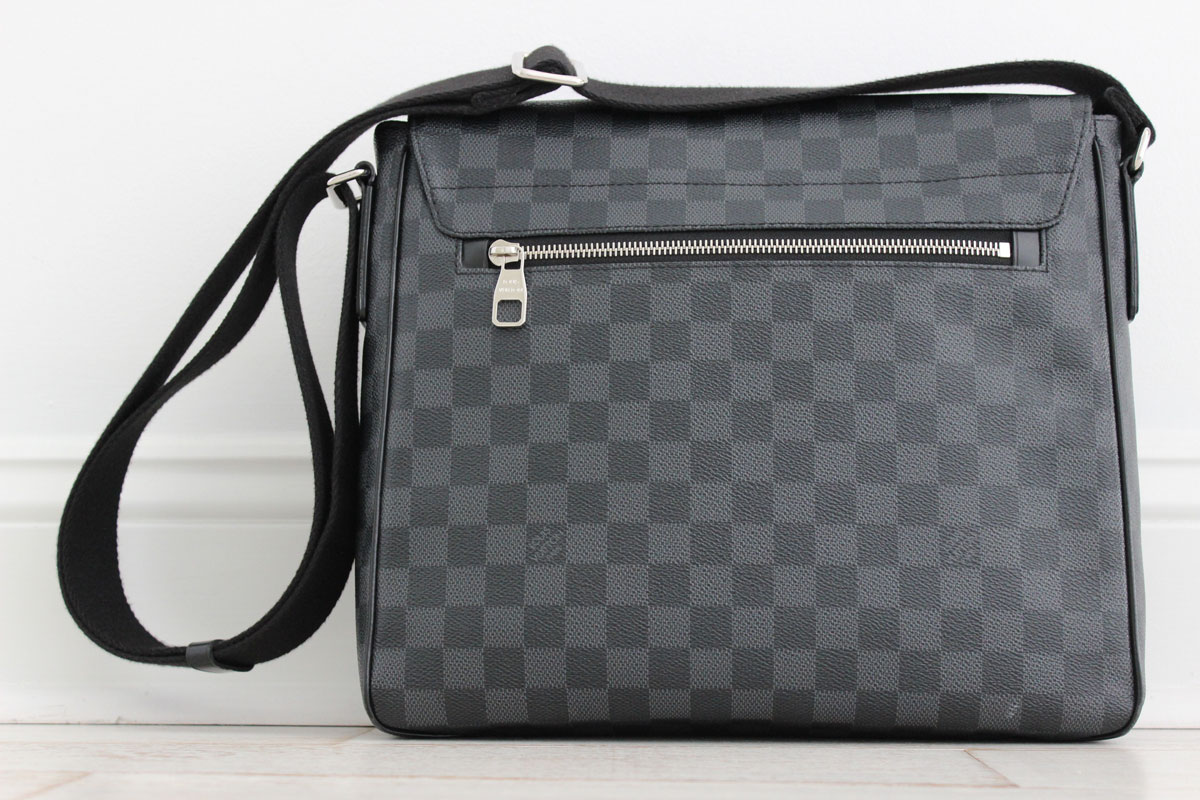 Louis Vuitton Damier Graphite District MM Messenger Bag