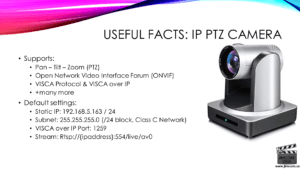 IP PTZ Camera Facts – Quick Reference – Broadcasting & Streaming