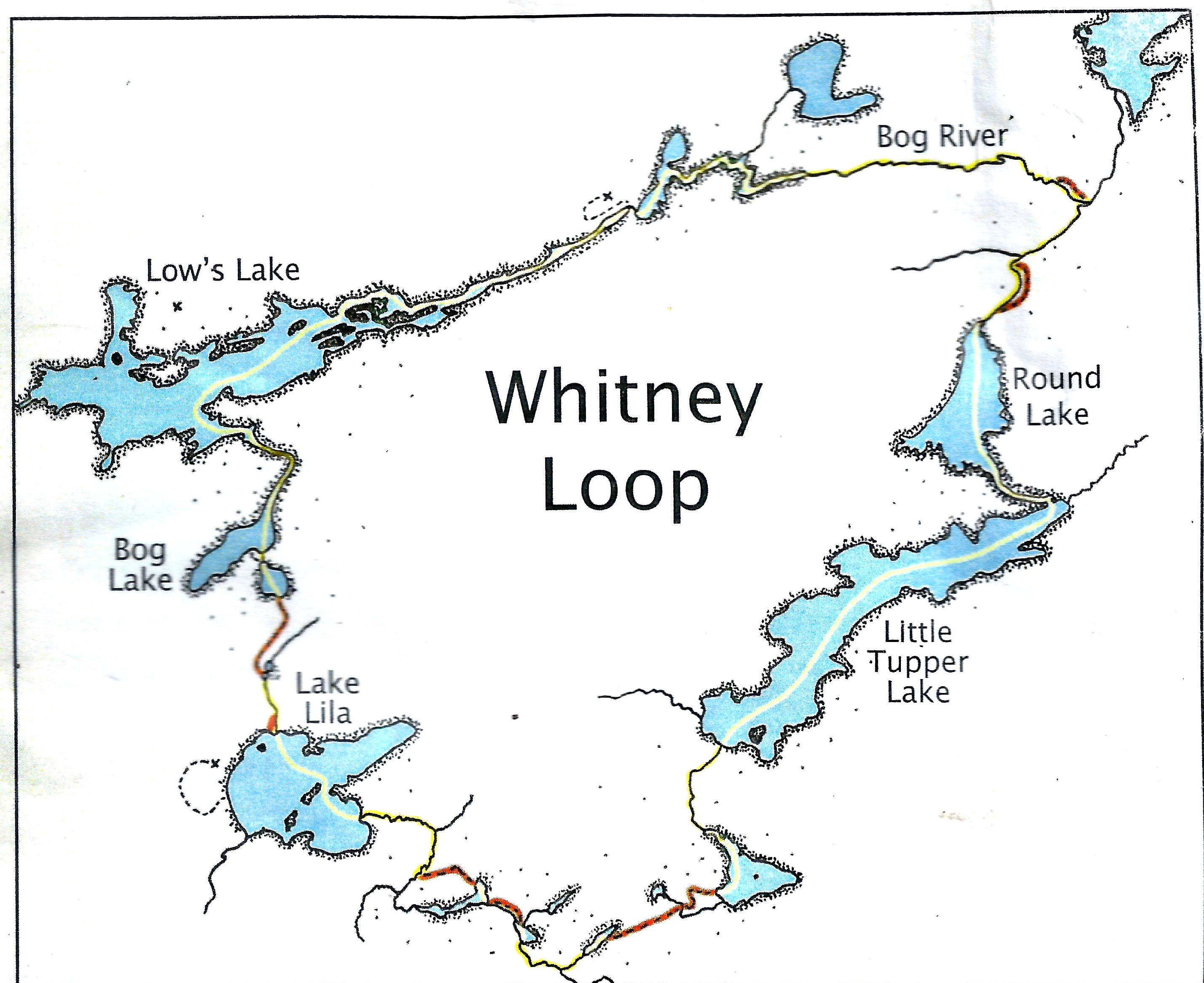 Little Tupper Lake to Lake Lila to Lows Lake A