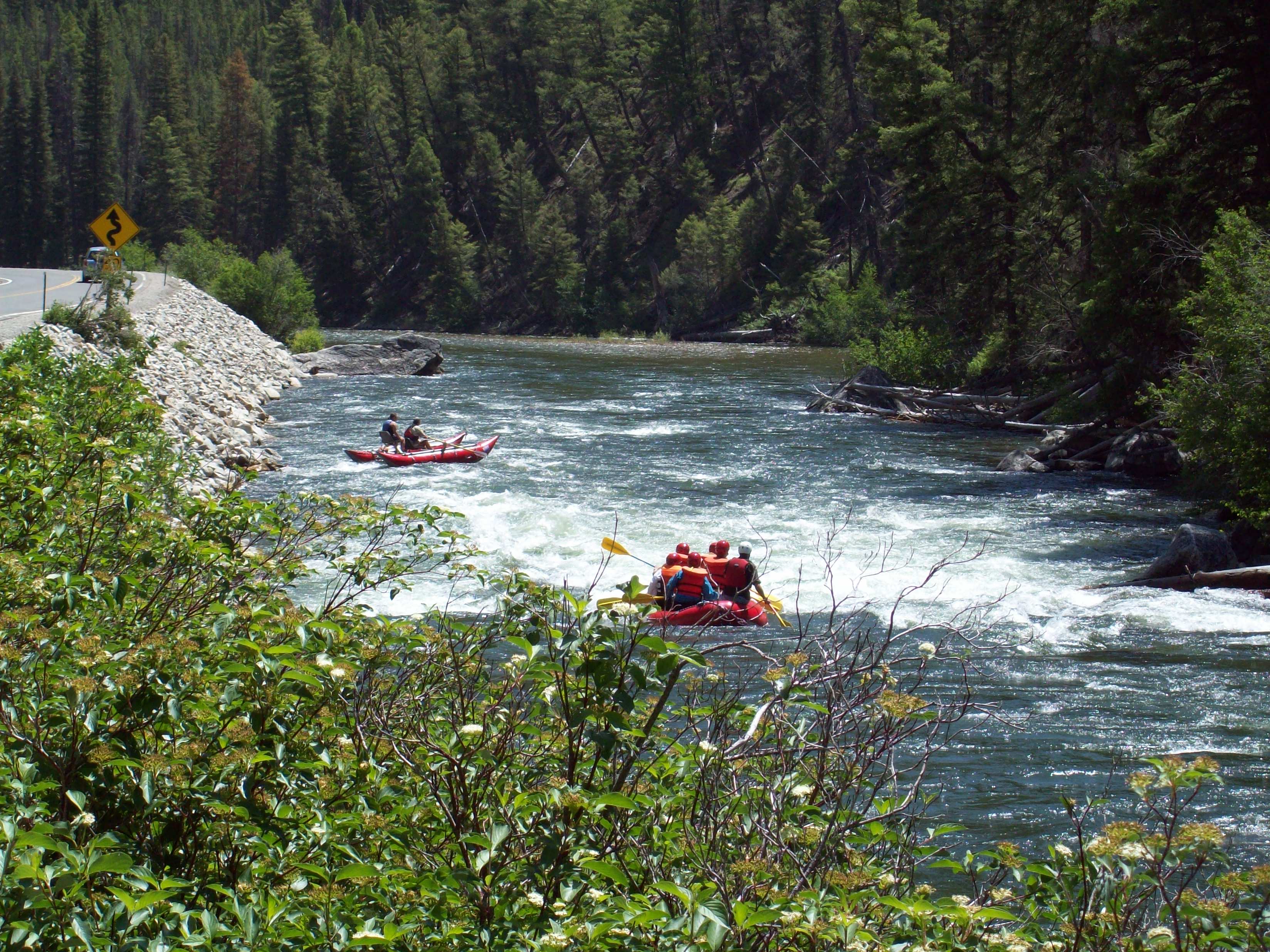 Salmon River Idaho Jim Robison's Home