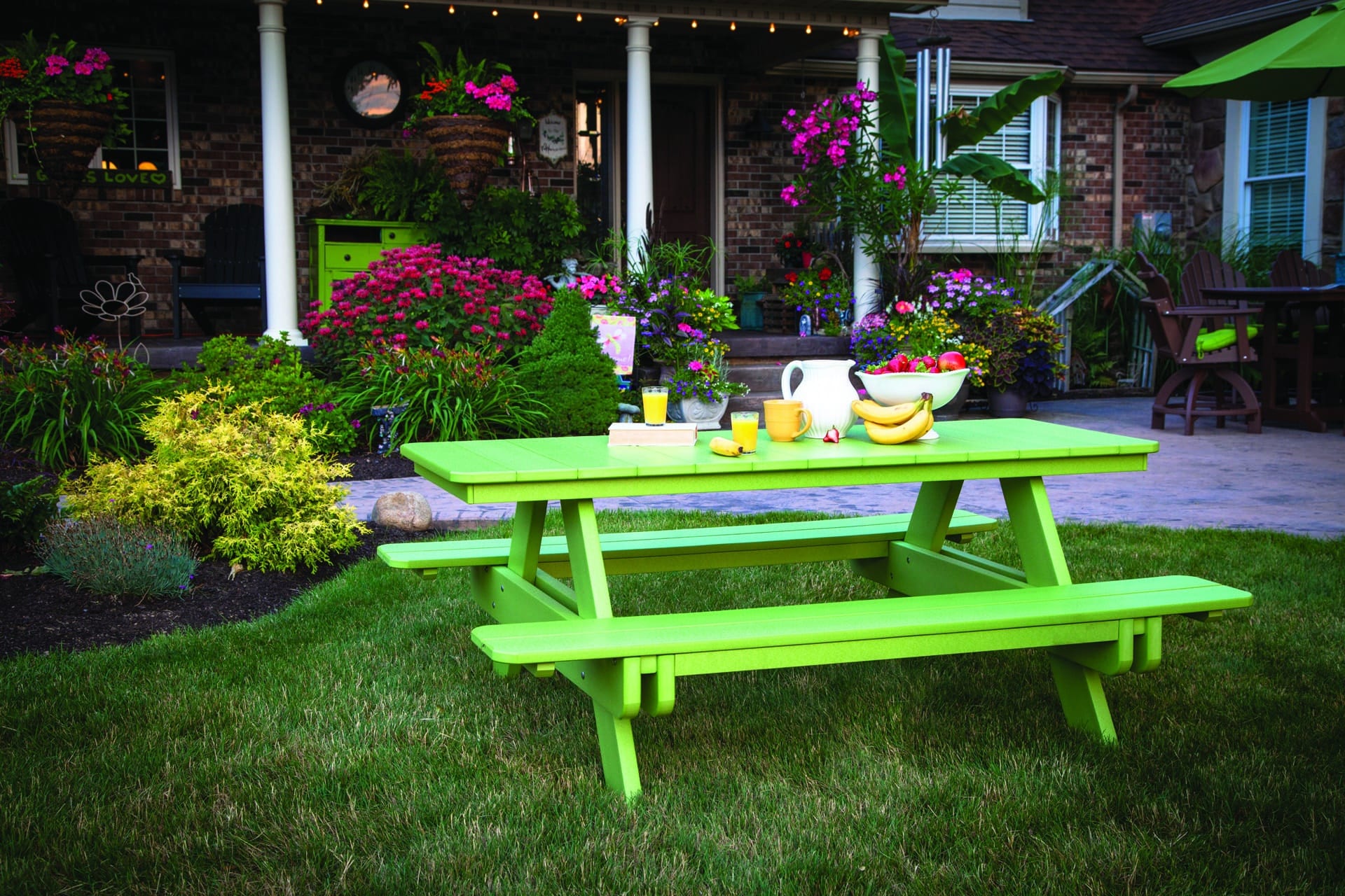 Rectangular Picnic Table Jim's Amish Structures