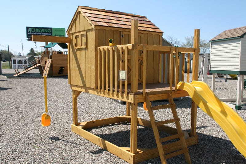 Wood Playground Equipment Jim's Amish Structures