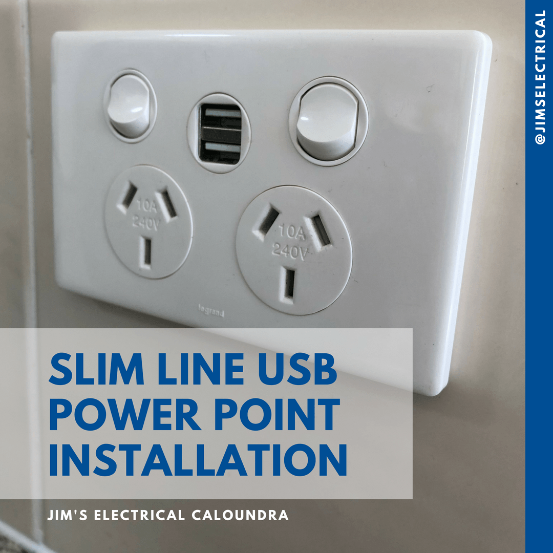 Slim Line USB Powerpoint Installation