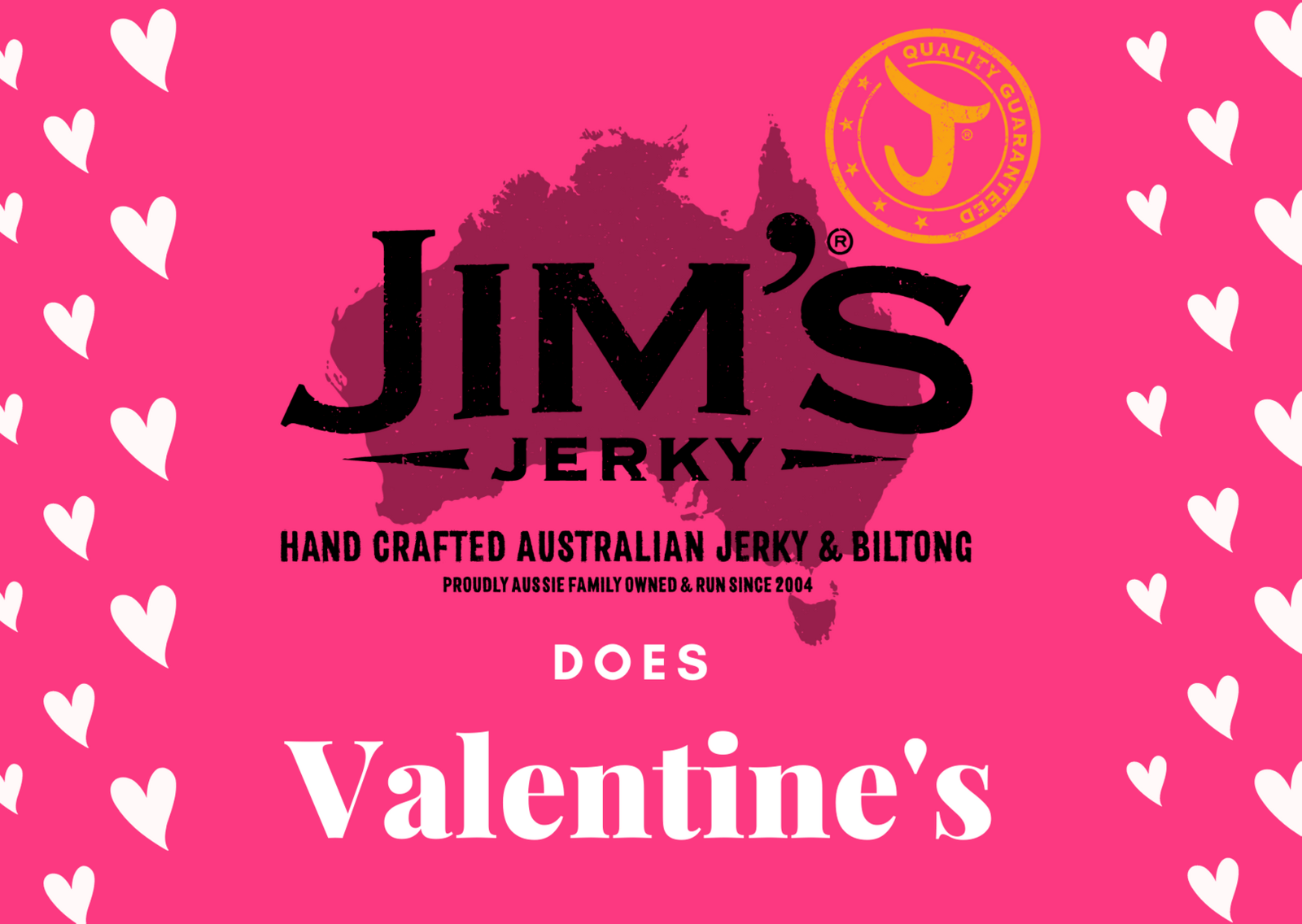 Jim's Beef Jerky Packs, Perfect Valentine's Gift