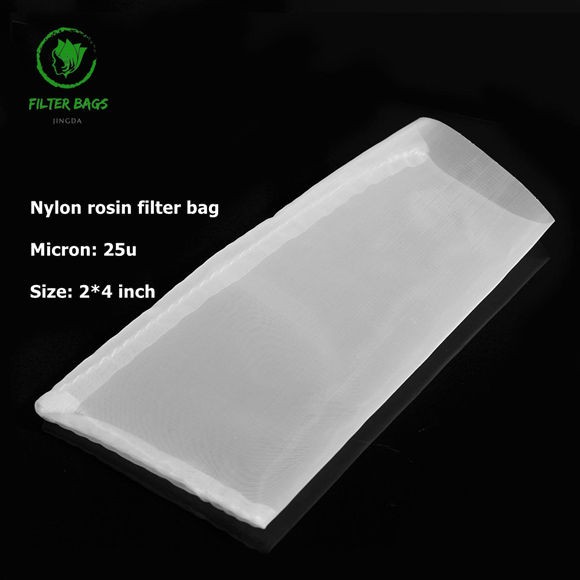 25micron 2*4inch nylon heat press rosin filter bags