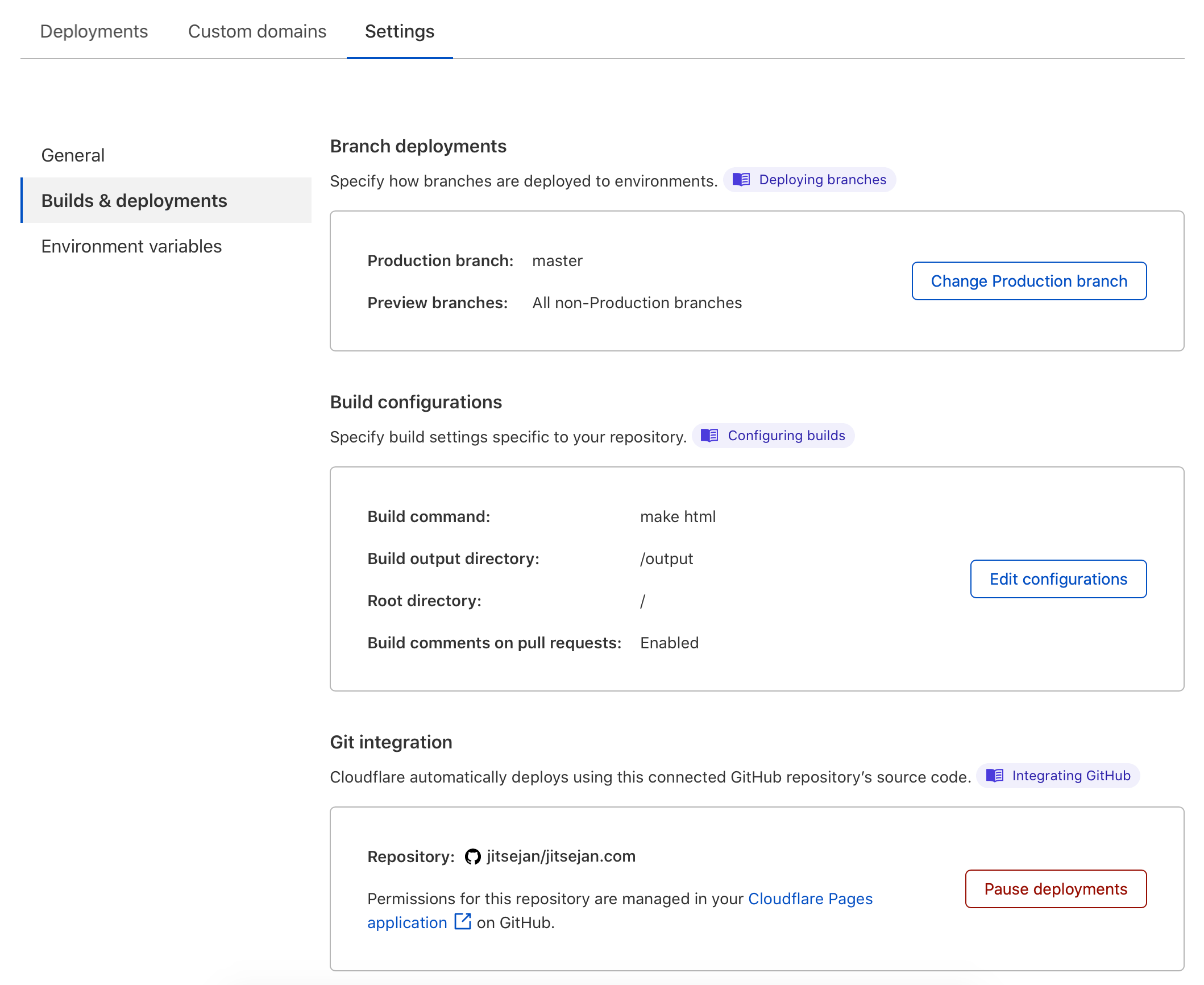 Moving blog to Cloudflare pages JJ's World