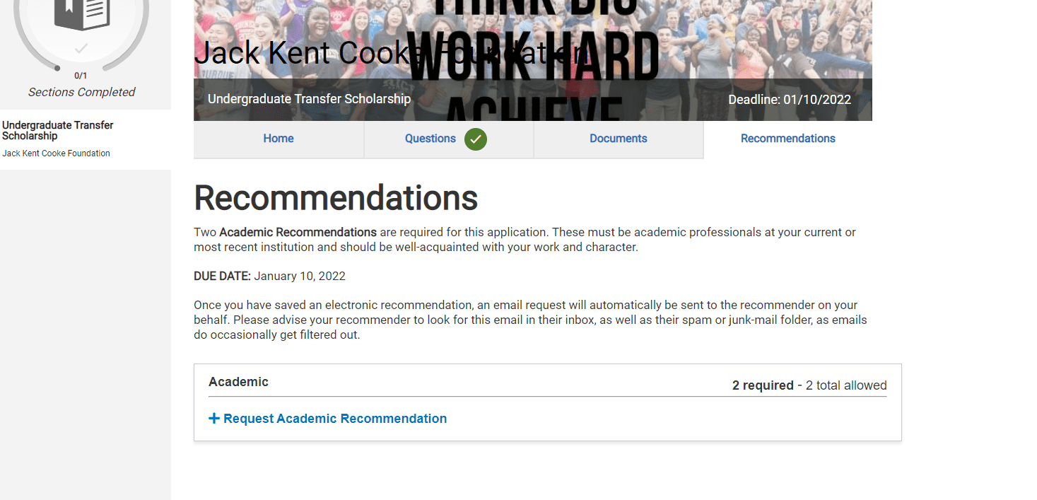 FAQs Jack Kent Cooke Foundation