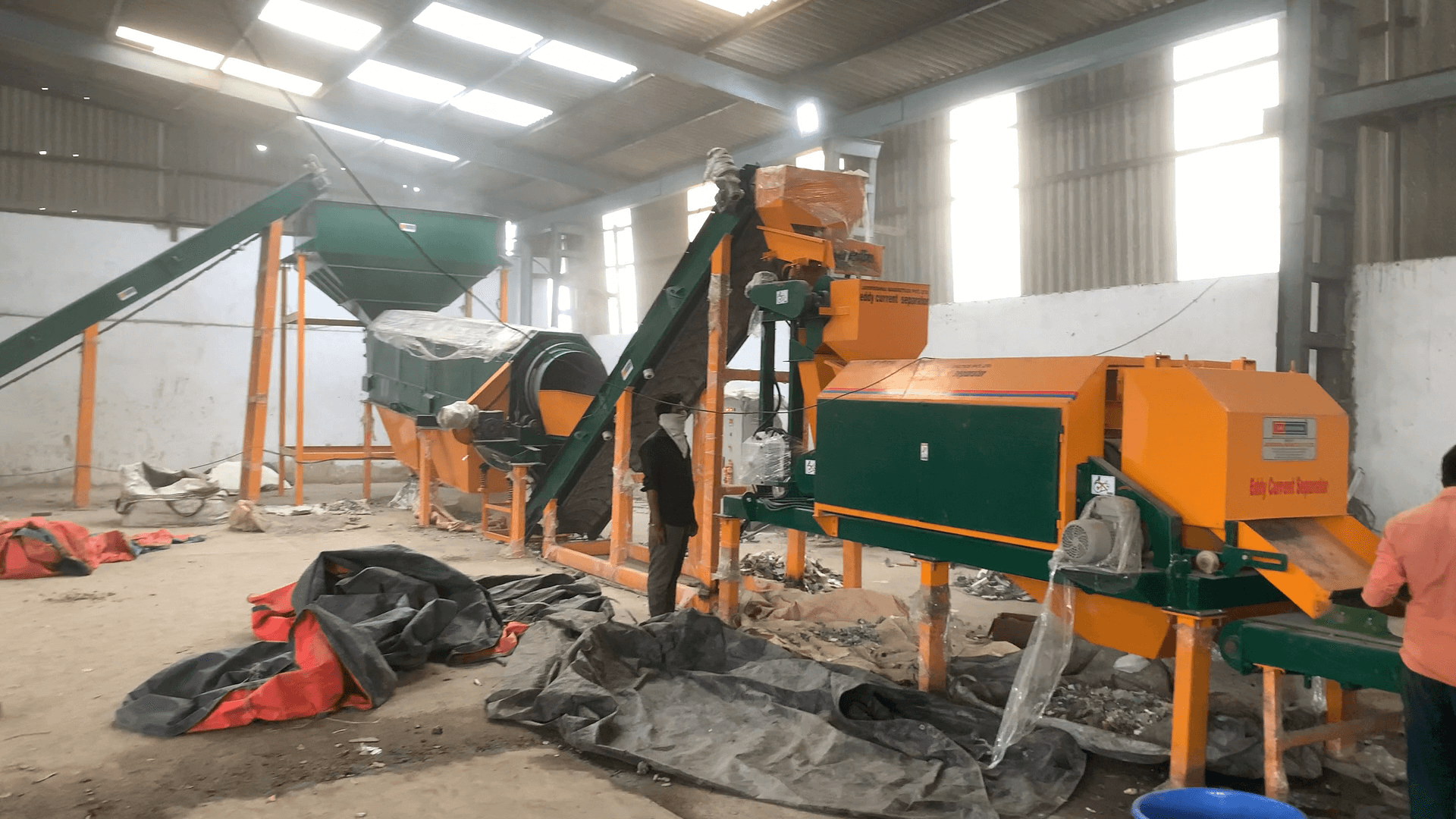 An Overview Of Aluminium Recycling Line Installed At Client’s Place