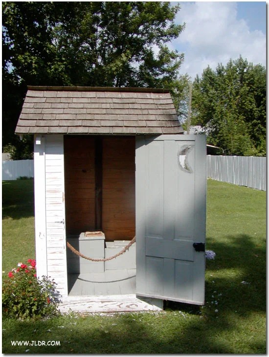 Truman's Outhouse in Lamar, Mo; Birthplace of Harry S Truman
