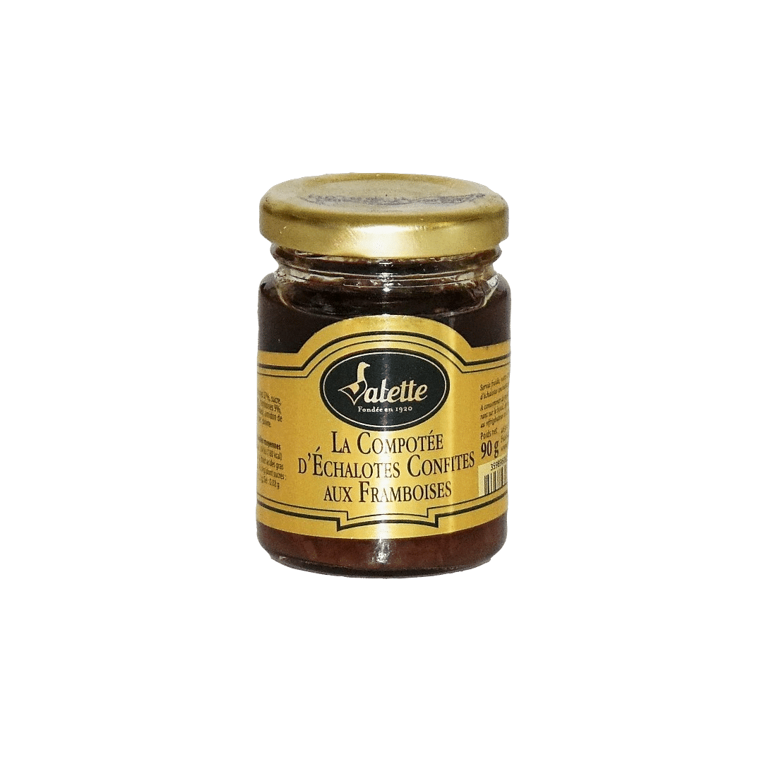Compotée d'Echalotes confites aux Framboises Bocal 90g J.L. Lambert