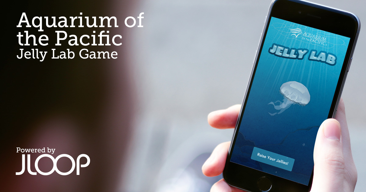 JLOOP Work Aquarium of the Pacific Jelly Lab mobile game