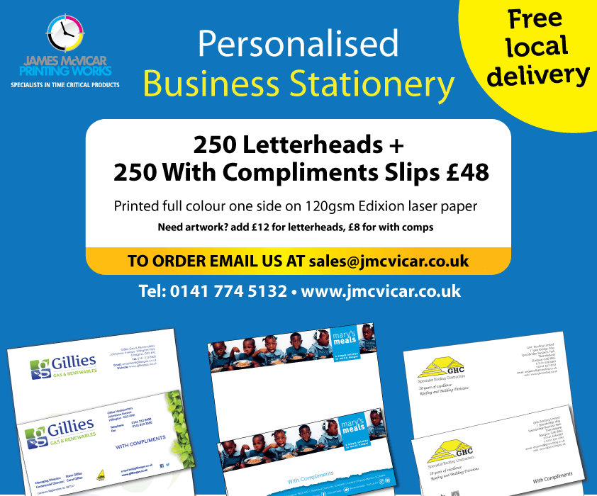 JMcVicar Printer Glasgow Professional Services