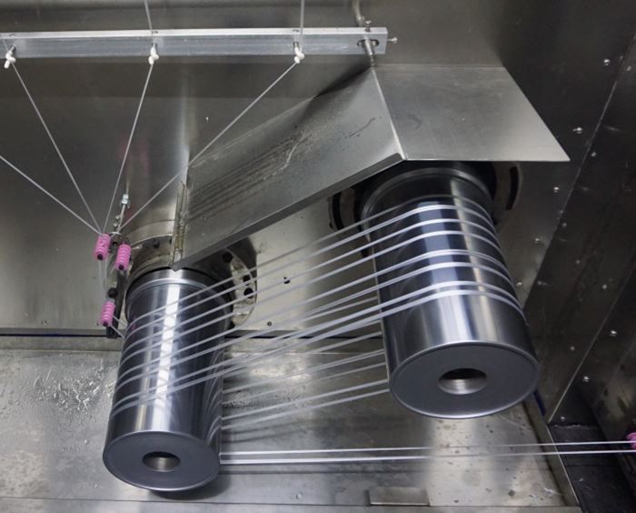 Hot godet heating roller for FDY BCF multifilament yarn spinning machine