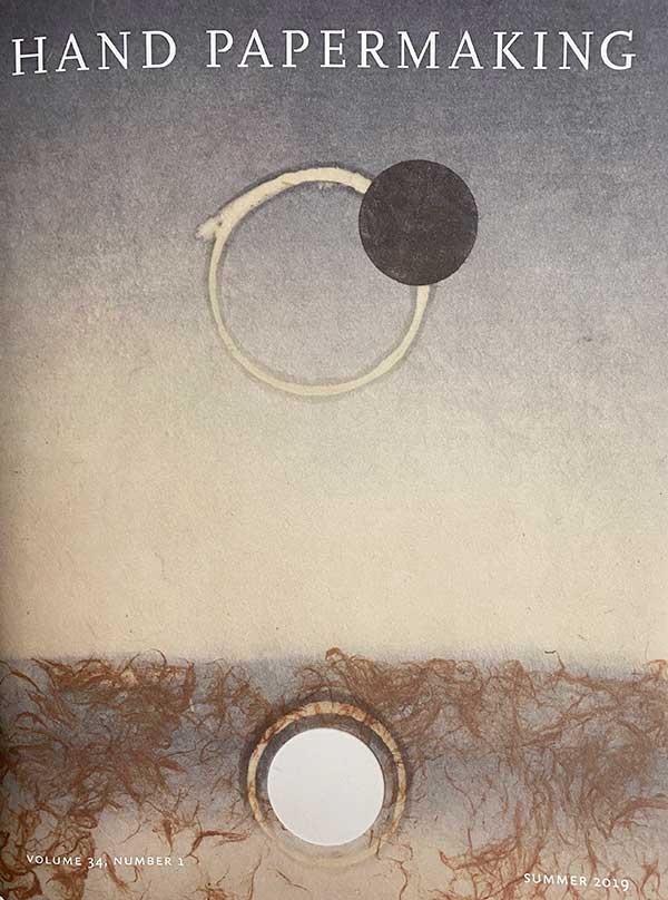 Hand Papermaking Magazine Collaboration Joan Hall Studios