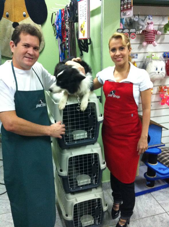 Casal Calypso causa frisson em pet shop João Alberto Blog
