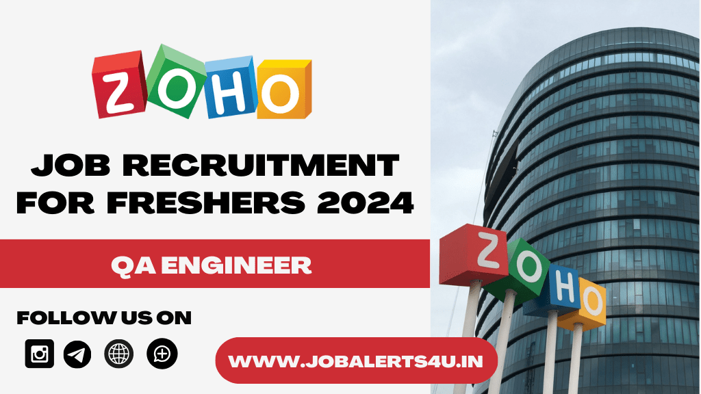 Zoho Recruitment 2024 For QA Engineer Role