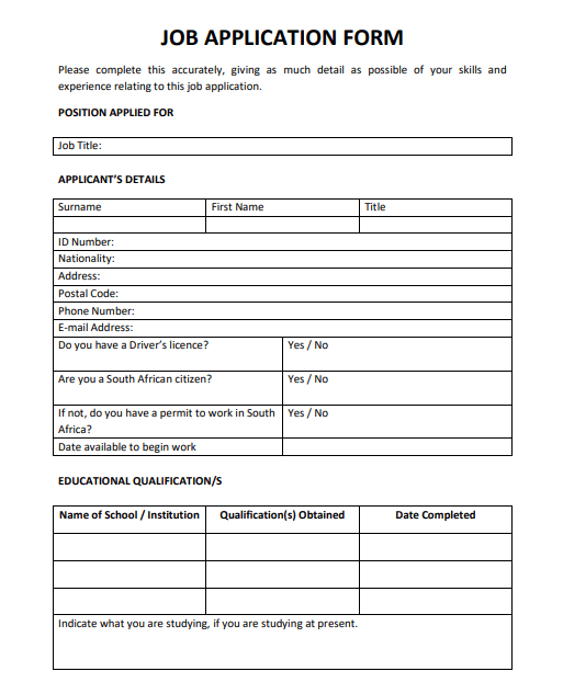 Quickmart Job Application Form & Apply Online 2024 Careers & Job