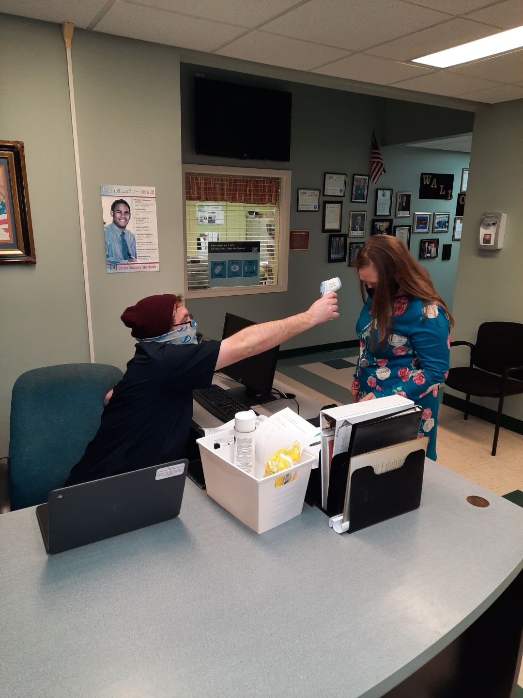 Muhlenberg Health Trade Students Provide Screenings