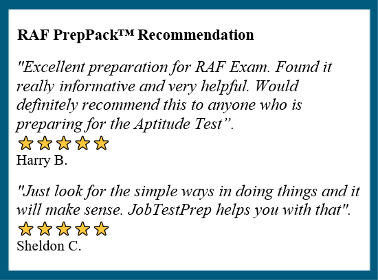 RAF Aptitude Test Practice for the Selection Test JobTestPrep