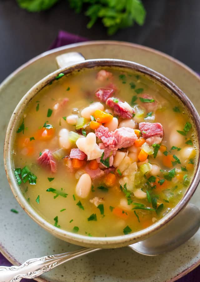 Leftover Ham and Bean Soup Jo Cooks