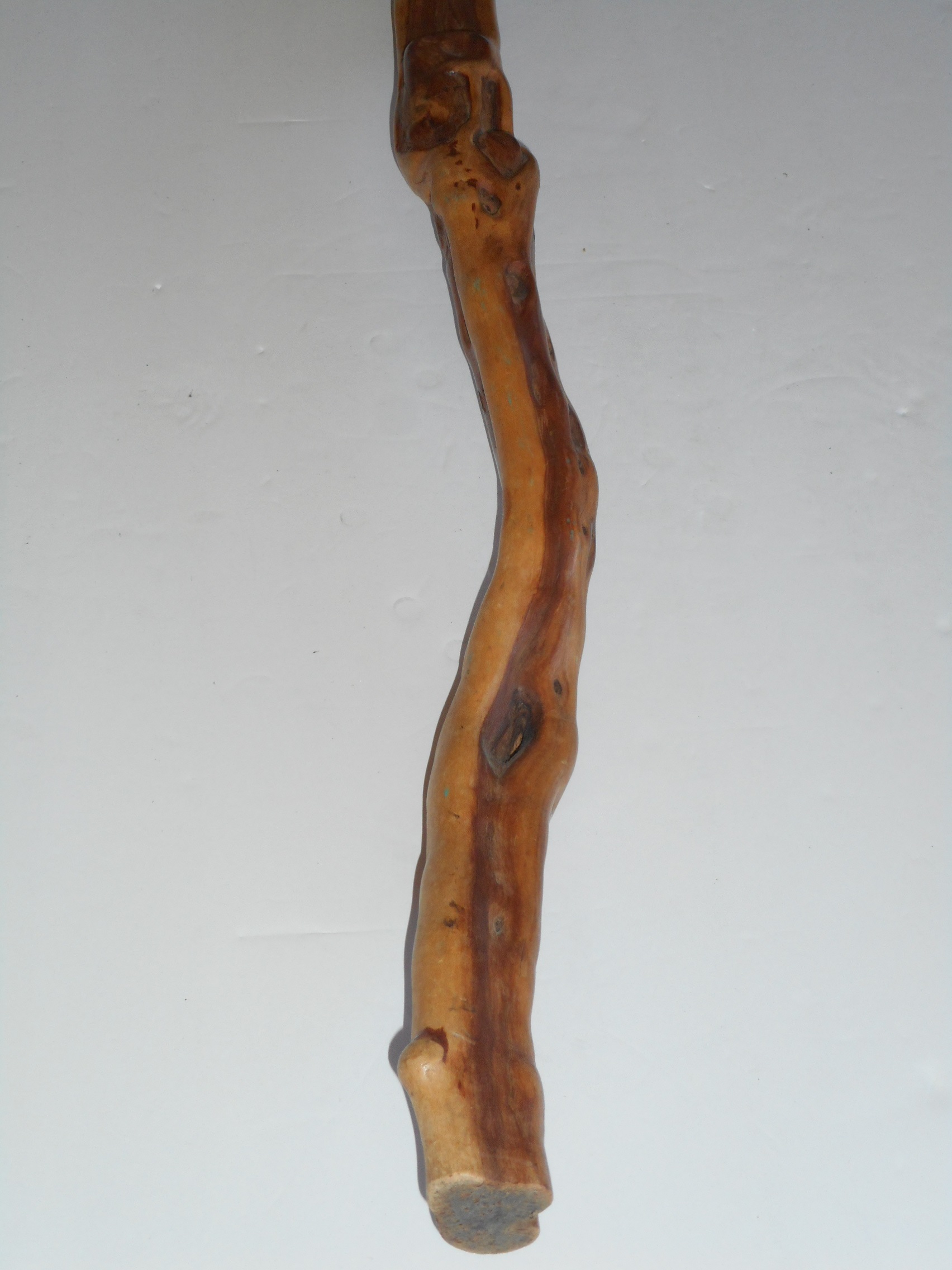Handcrafted Manzanita Wood Walking Hiking Cane Stick OOAK Folk Art eBay