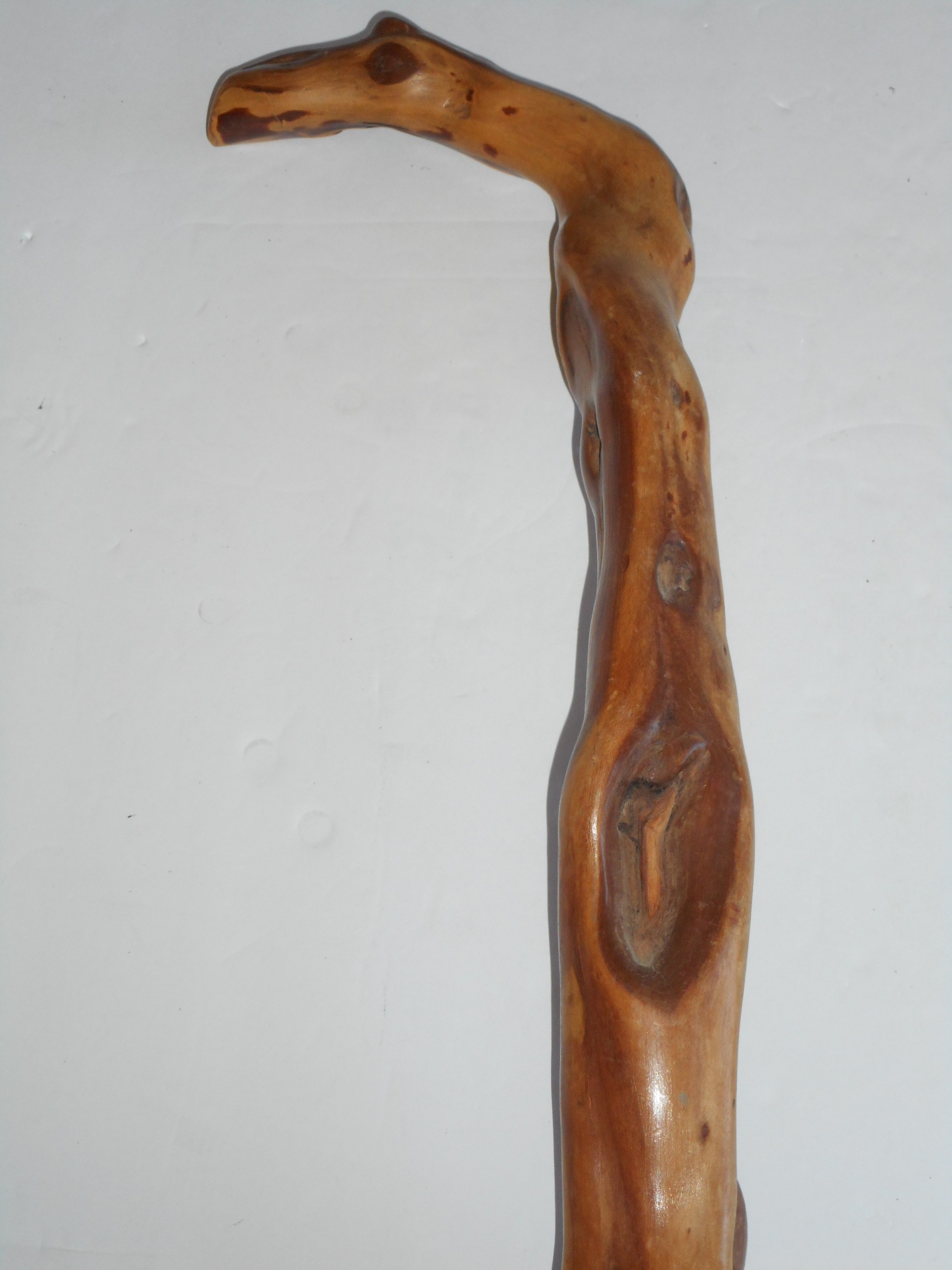 Handcrafted Manzanita Wood Walking Hiking Cane Stick OOAK Folk Art eBay