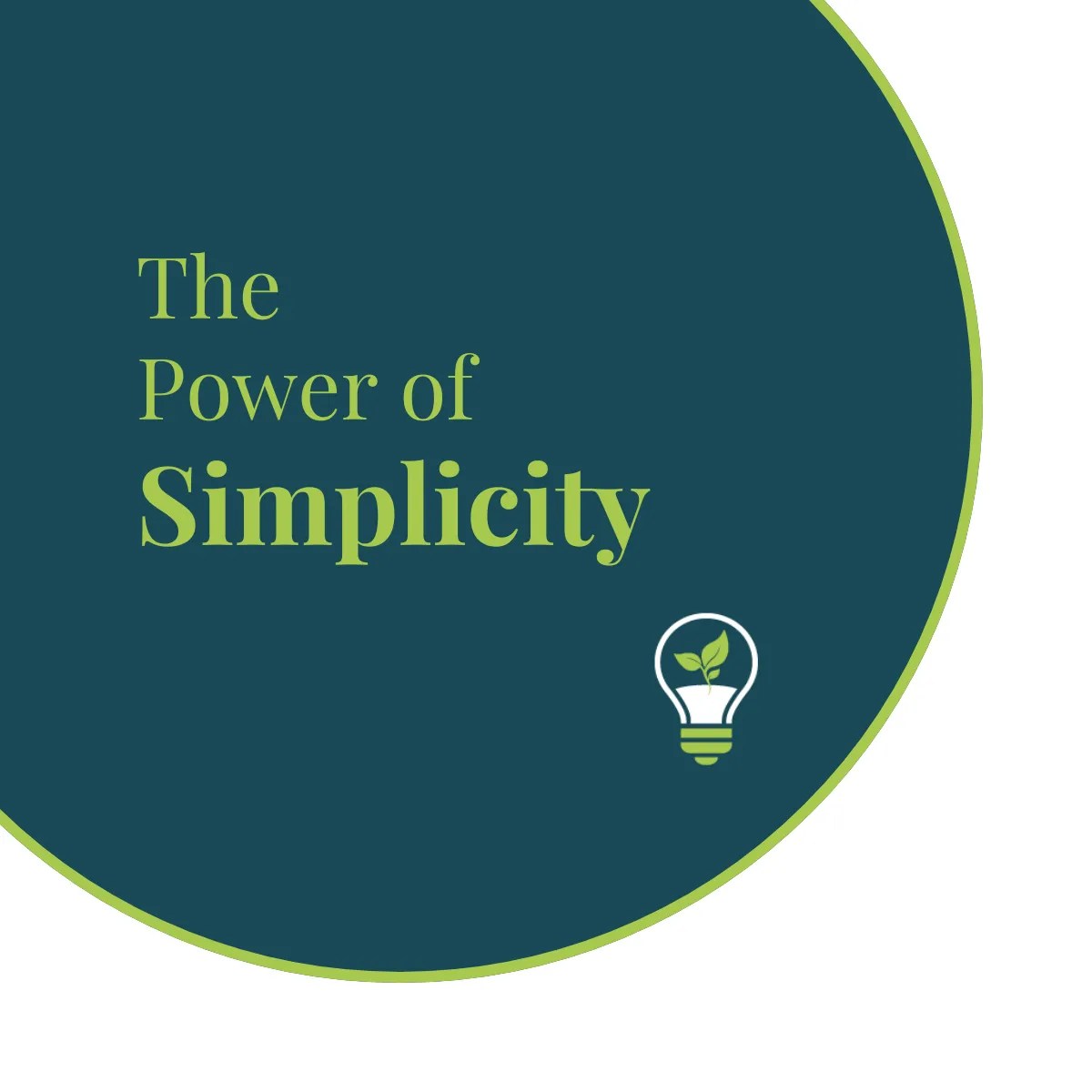 The Power of Simplicity Joel Gaslin Consulting(04)