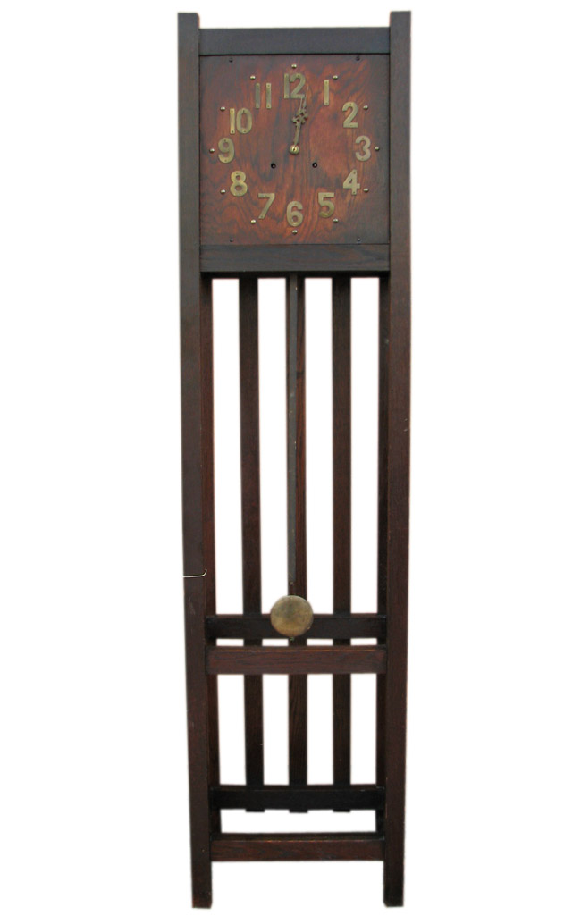 Arts & Crafts Grandfather Clock W48 joenevo