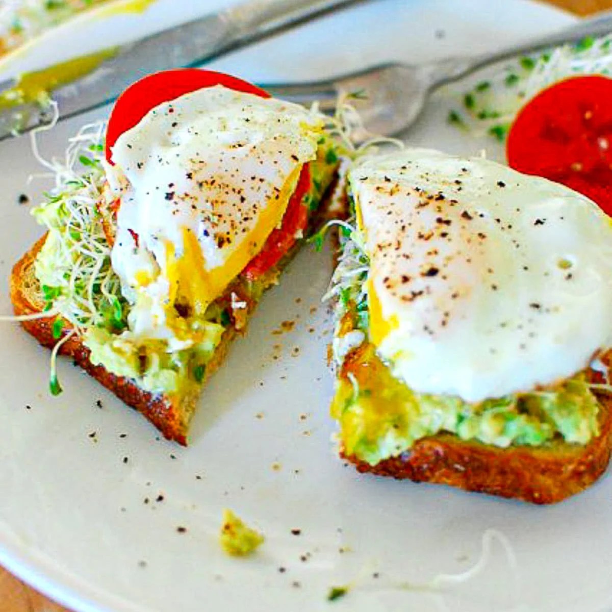 Avocado Toast with Fried Egg Joe's Healthy Meals