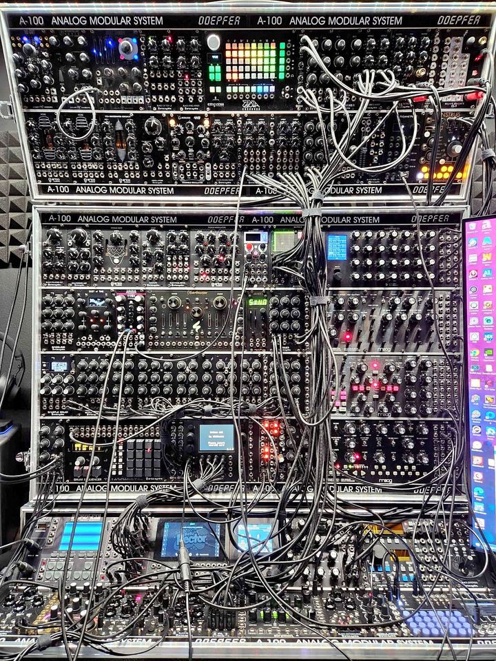 For sale in Tampa Bay A monster “Eurorack” analog synth setup