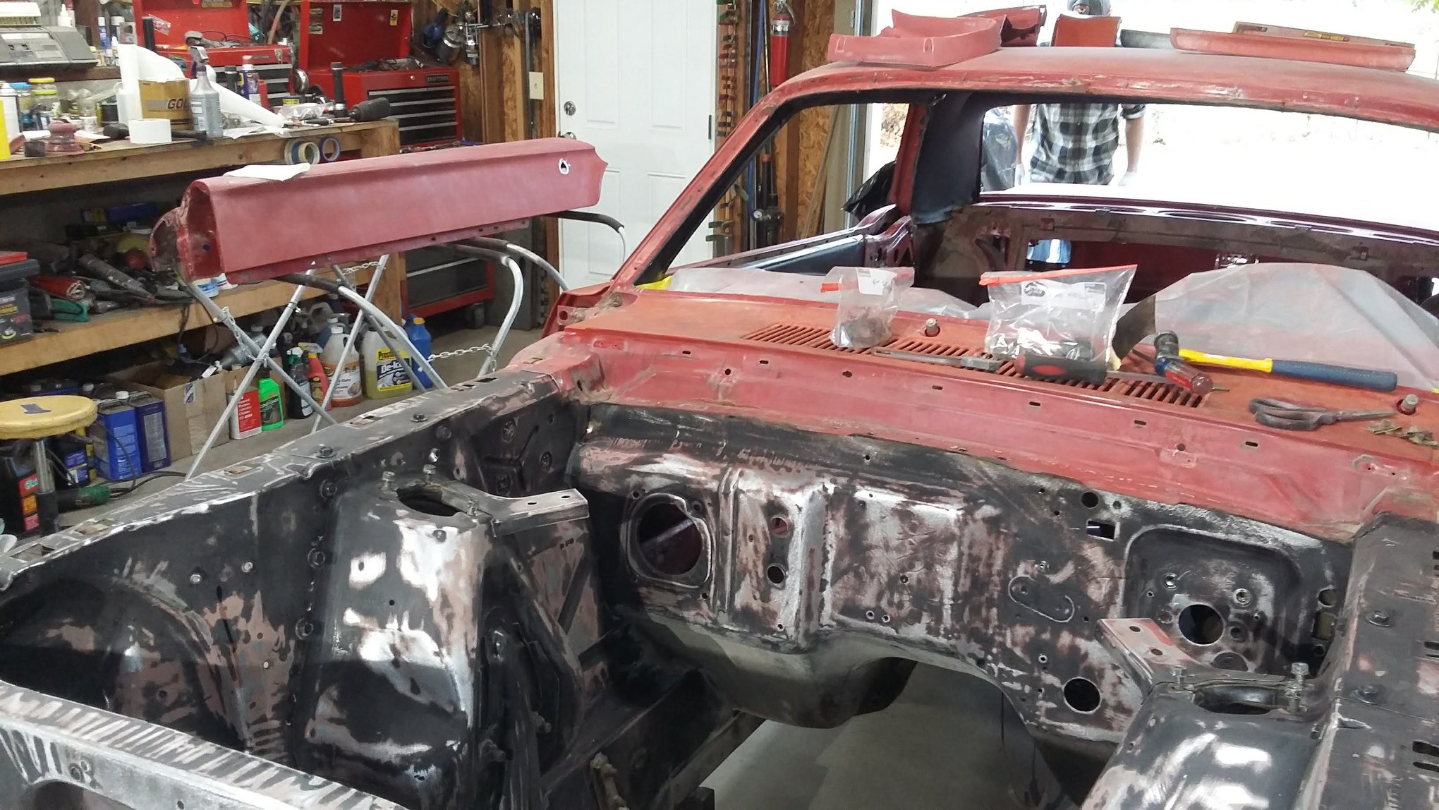 prep engine bay John Austin Motorworks