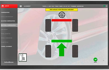 V2280 Imaging Diagnostic Wheel Alignment System | John Bean Australia