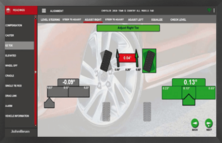 V2280 Imaging Diagnostic Wheel Alignment System | John Bean Canada