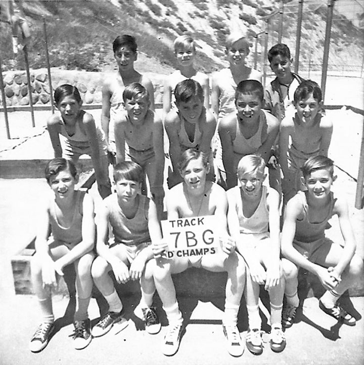 Horace Mann 1967 7th track "D" champs Art Giamanco, Eric Peterson