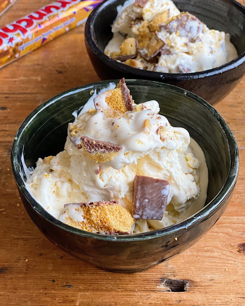 Crunchie Bar Ice cream Ice Cream Recipes John GregorySmith