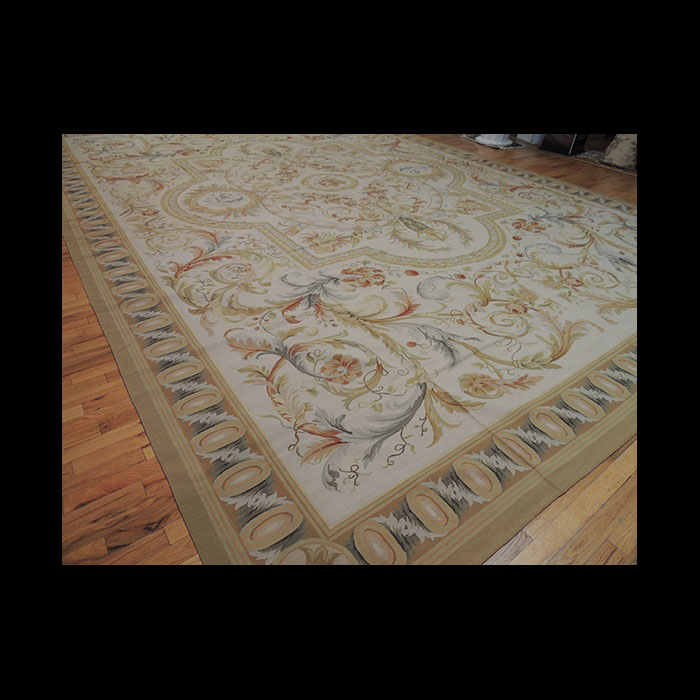 Oversize/Palace French Aubusson Style Oriental Area Rug 12 x