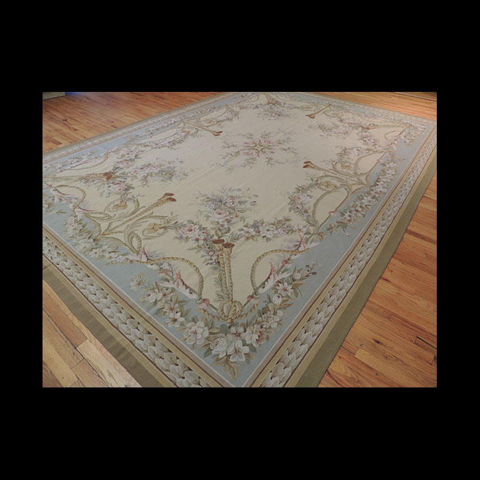 Dazzling French Aubusson Design Oriental Area Rug 10 x 14Dazzling
