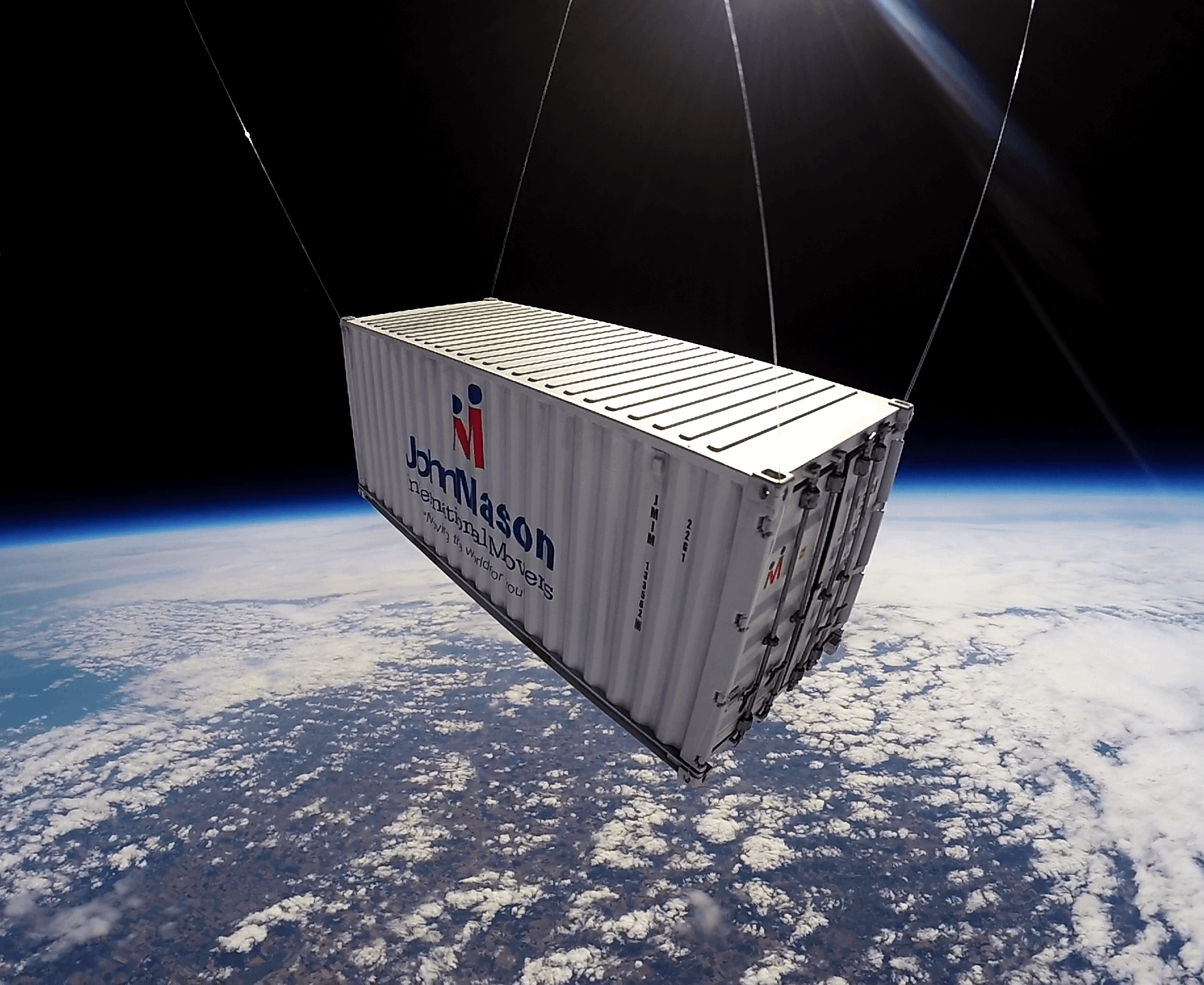 Out of this world! We’ve launched a shipping container into Space