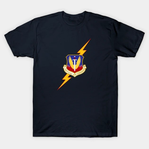 Tactical Air Command Crest and Lightning Bolt by John Matthews Art