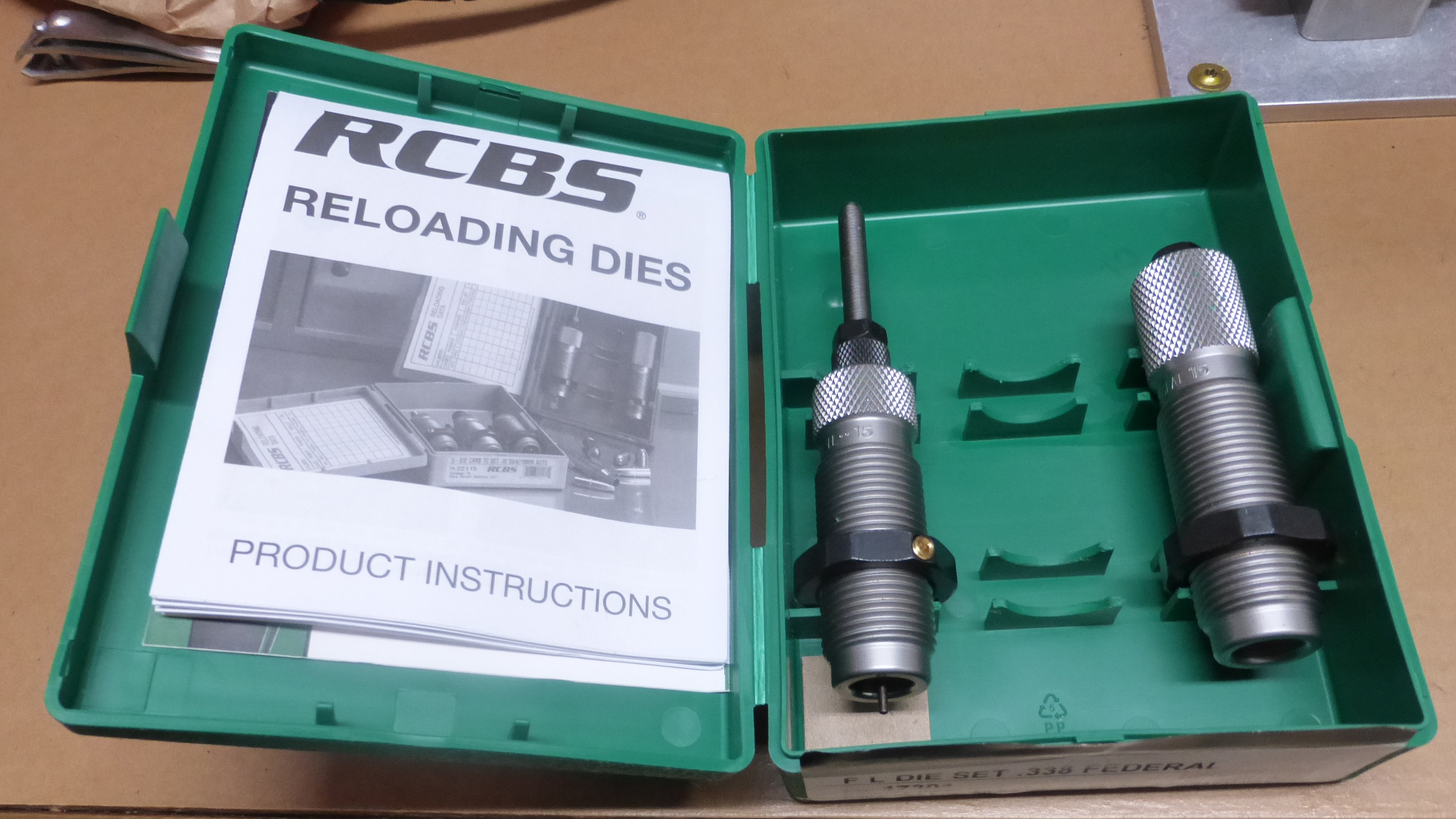 WTS New Dies (Unused) RCBS .338 Federal Die Set & Forster 308Win