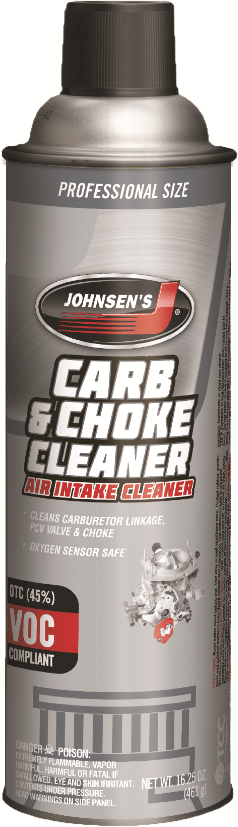 Johnsen's 16.25oz Carb Cleaner (Otc 45 / Compliant) 4642