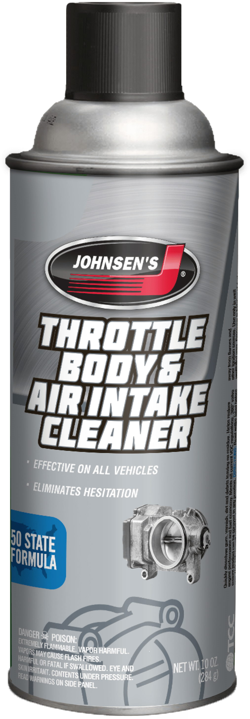 Johnsen's 10oz Throttle Body & Air Intake Cleaner 50 State Formula 4720