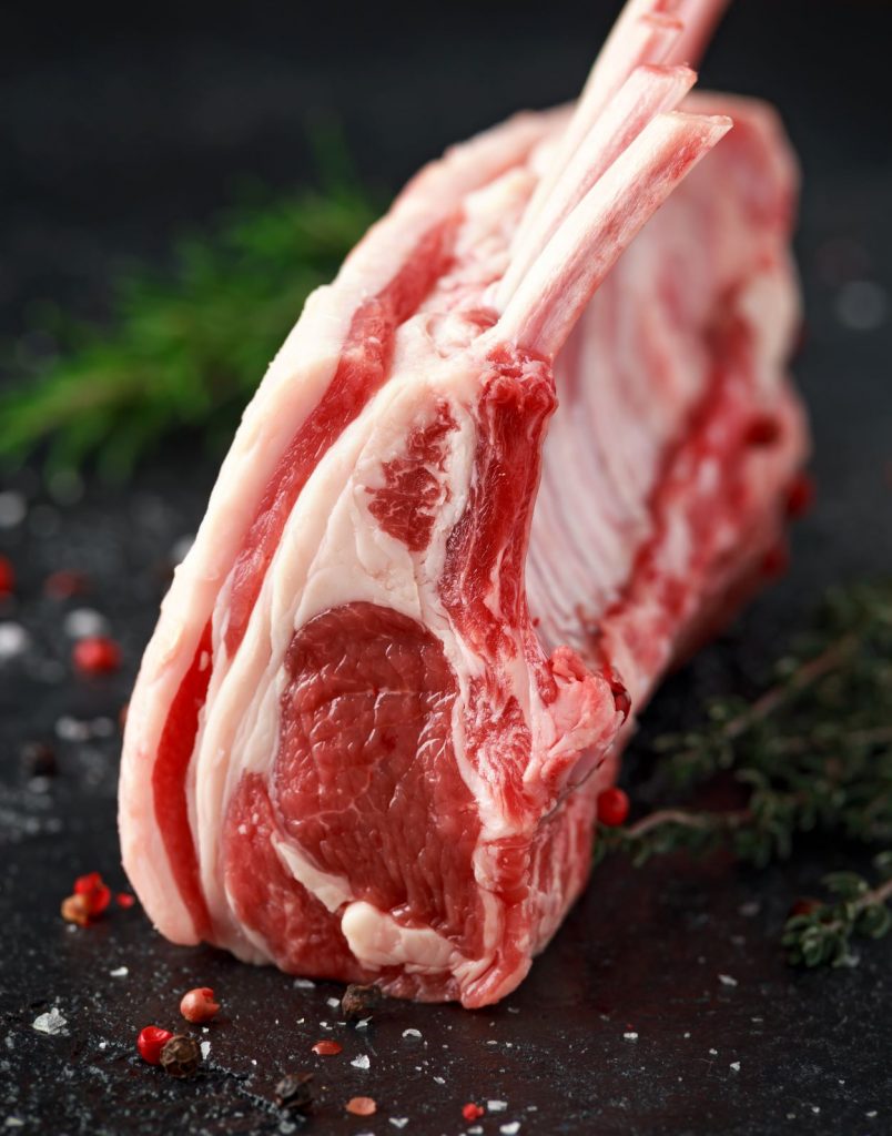 French Trimmed 3 Bone Racks of British Lamb John Sheppard Butchers