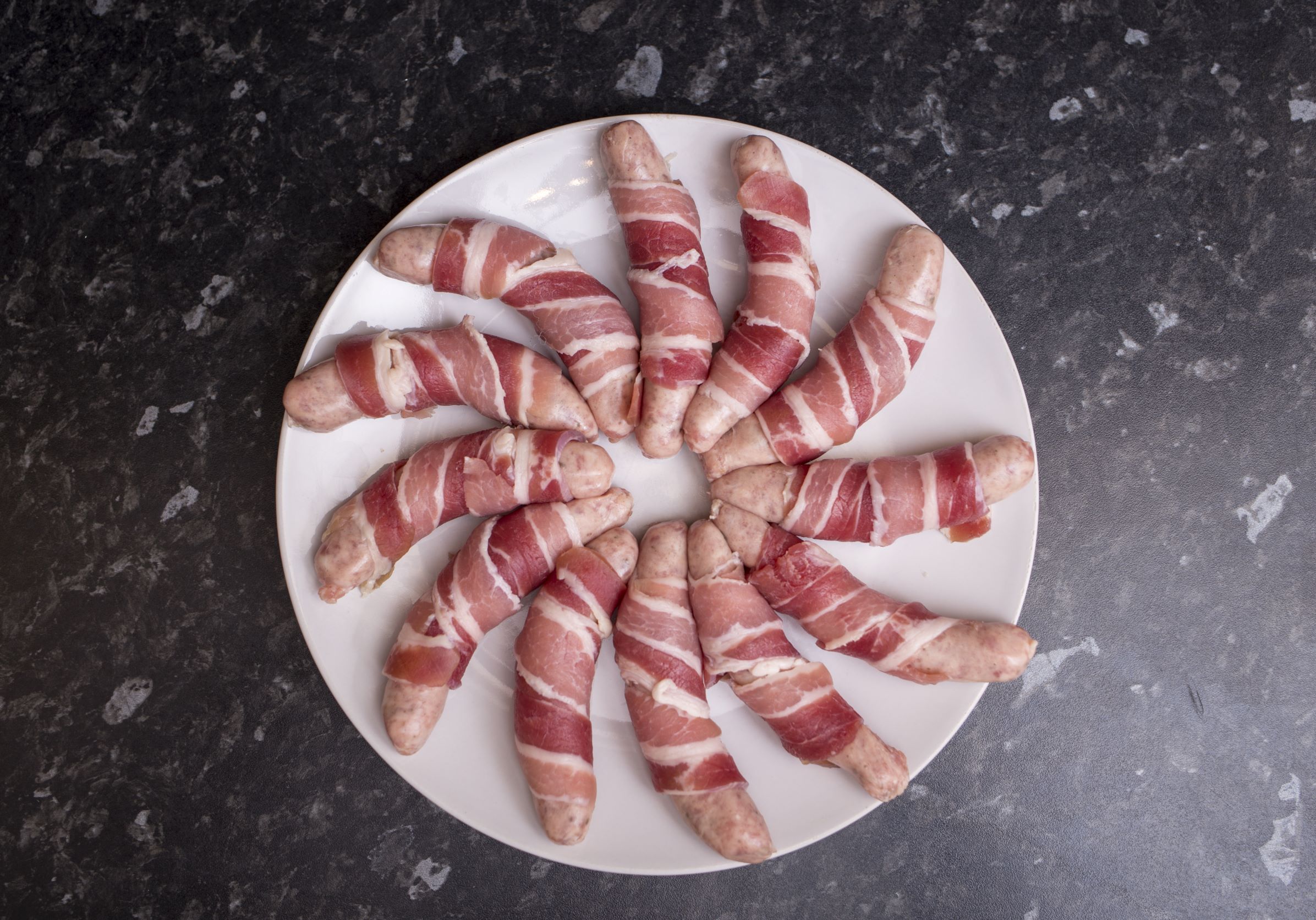 Sausages Wrapped in Bacon John Sheppard Butchers