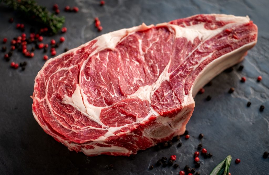 Bone in Ribeye (cote de boeuf) 450g John Sheppard Butchers