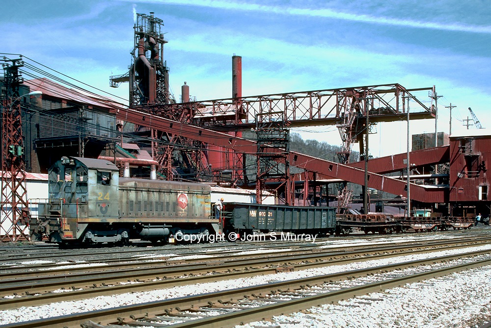 Wheeling Pitt Steel Monessen Southwestern Rwy Monessen PA Photo 106990