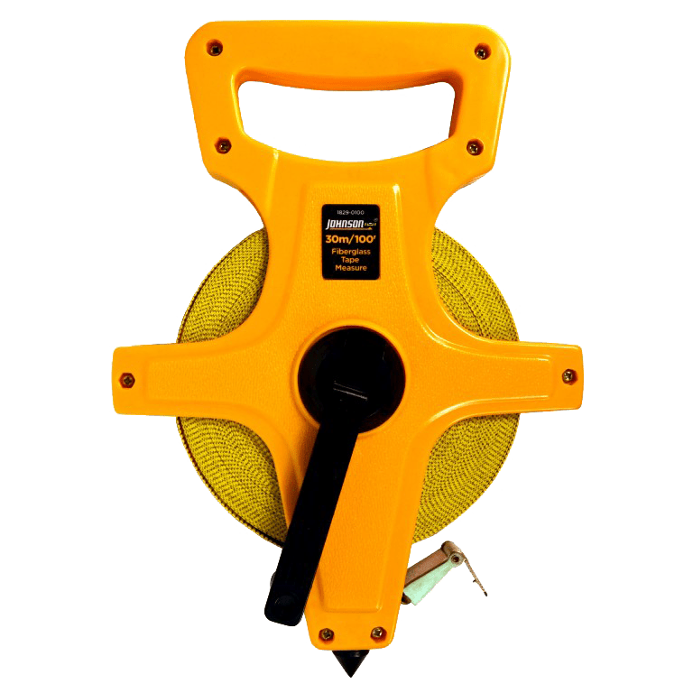 Johnson Level 18290100 30m/100' x 1/2" Metric/Inch Fiberglass Long