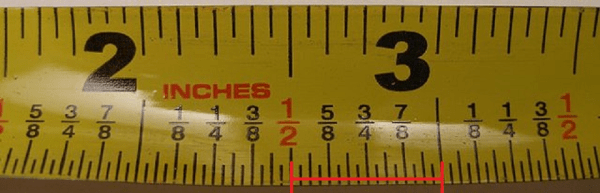 How to Read a Tape Measure | Reading Measuring Tape With Pictures